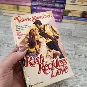 Rash Reckless Love by Valerie Sherwood 1982 First Print Warner Paperback Romance